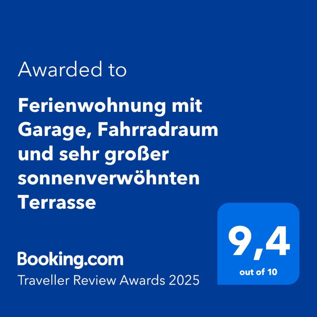 Ferienwohnung Mit Garage, Fahrradraum Und Sehr Grosser Sonnenverwoehnten Terrasse ラグンド エクステリア 写真
